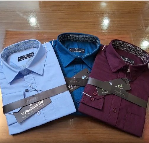 3 Pcs Cotton Shirt Combo